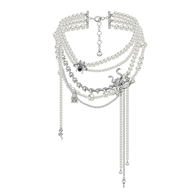 Spider Silver Neckalce