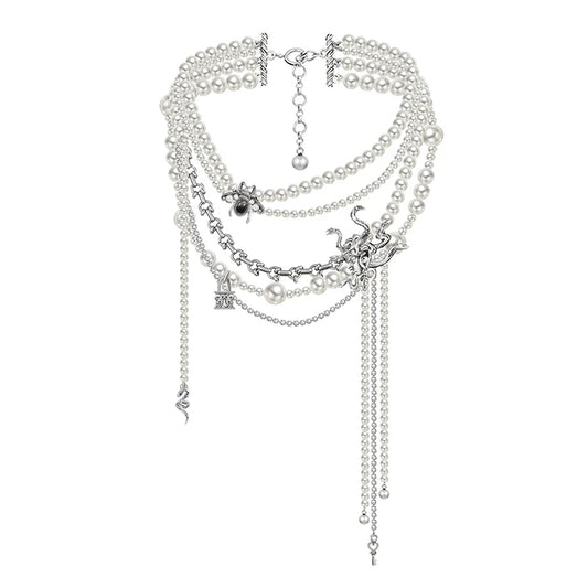 Spider Silver Neckalce